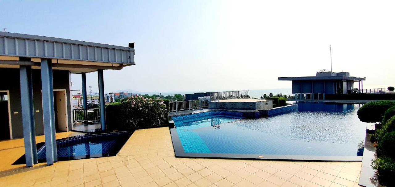 Cozy Near Beach 200M With Toproof Pool At Patio Bangsaen Apartment Ngoại thất bức ảnh