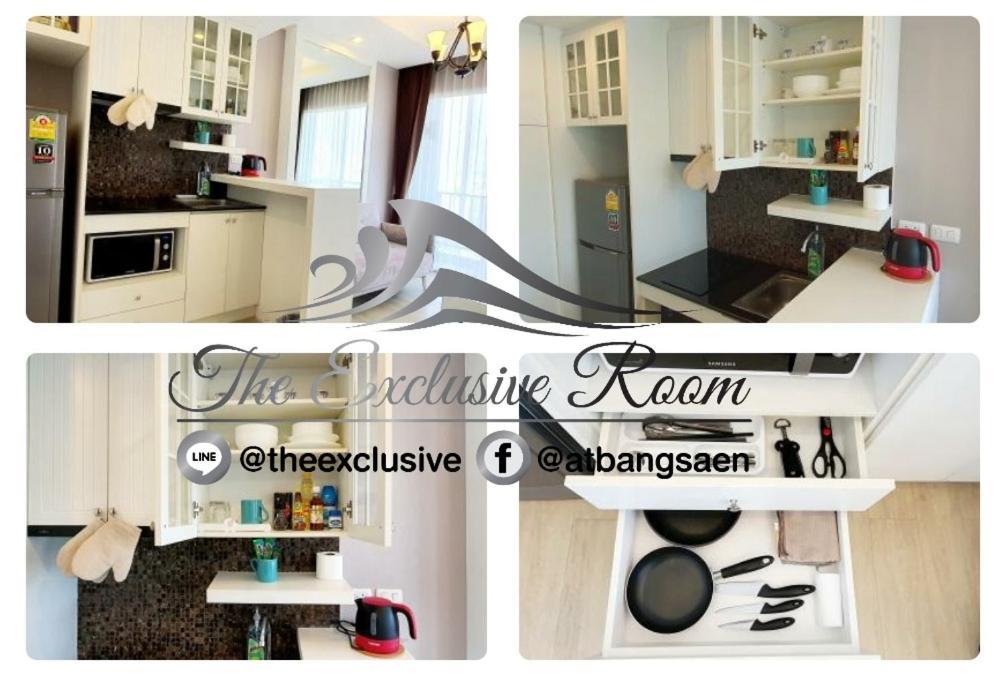 Cozy Near Beach 200M With Toproof Pool At Patio Bangsaen Ngoại thất bức ảnh